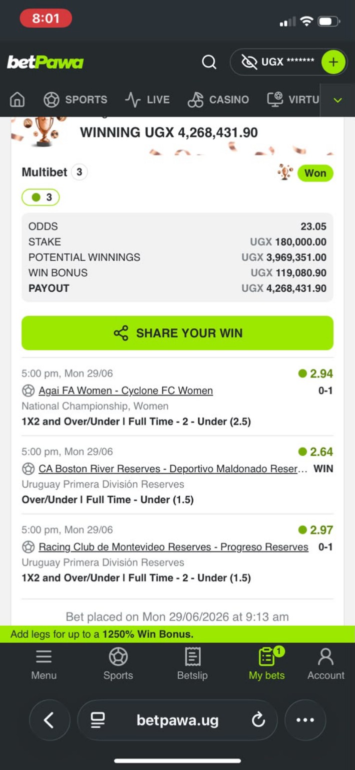 Winning Slip 5