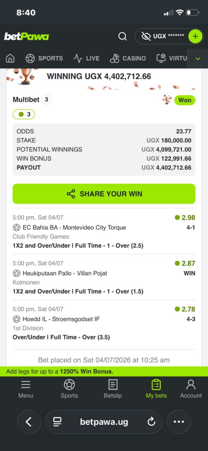 Winning Slip 1