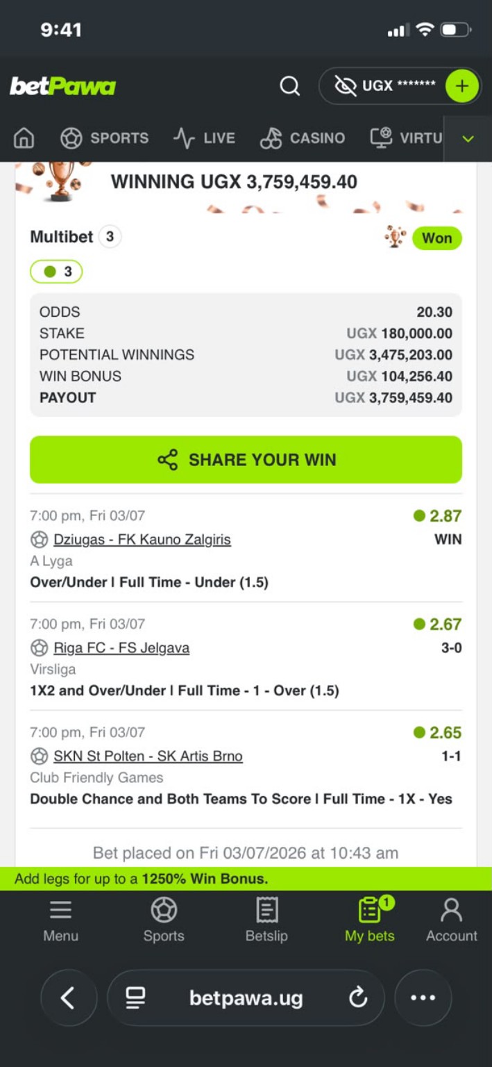 Winning Slip 1